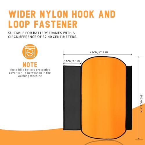Waterproof E-Bike Battery Cover for Fat Tire Bikes - Neoprene