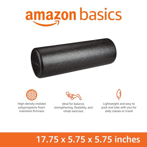 High-Density Foam Roller for Exercise and Recovery - 18 Inch