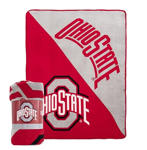 Ohio State Buckeyes Micro Raschel Throw Blanket - 46x60 Soft Plush