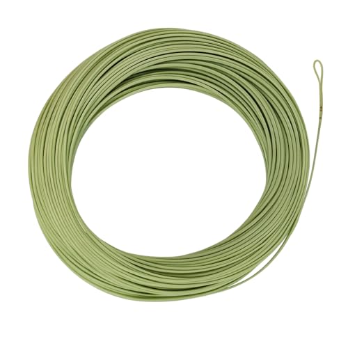 Floating Trout Fly Fishing Line - 100FT Moss Green WF2F