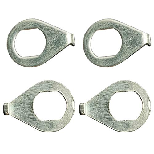 Bike Wheel Hub Hook Washer Gasket - 4 Pack Steel Safety Clips