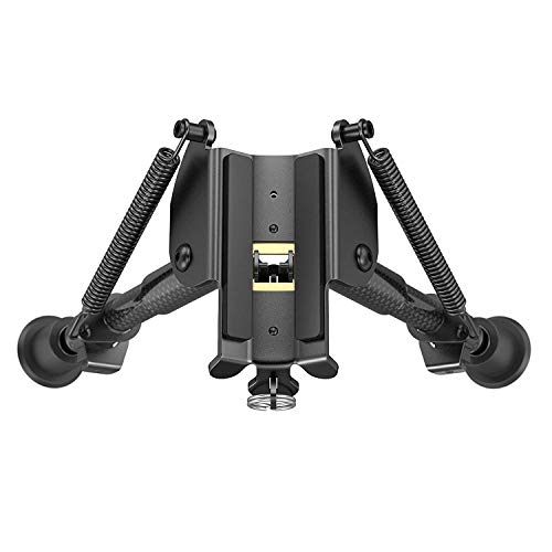 Lightweight Carbon Fiber Rifle Bipod 6-9 Inch with M Lock Adapter