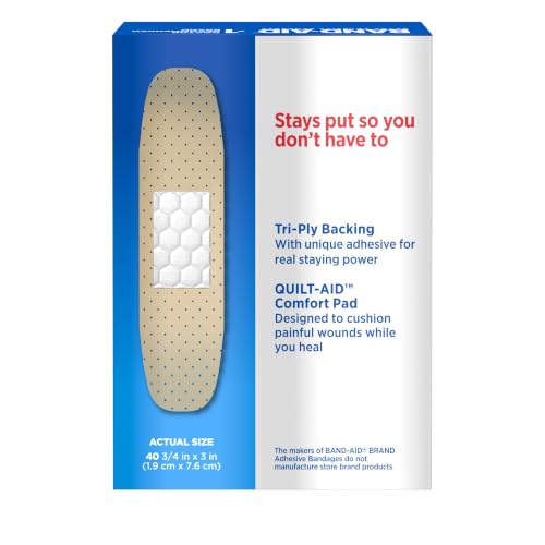 Tru-Stay Sheer Adhesive Bandages - 40 Count Wound Protection
