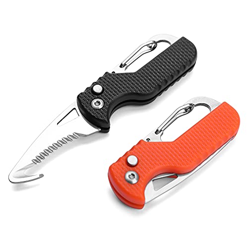 ITOKEY Safety Box Cutter 2-in-1 EDC Tool with Hook Blade