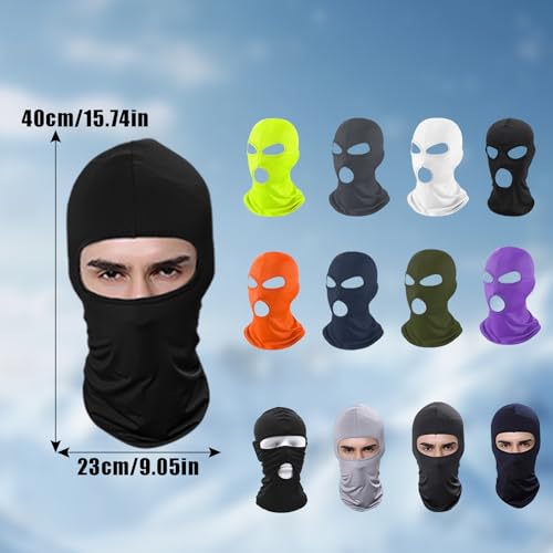 Thin Full Face Balaclava Ski Mask for Men & Women - One Size