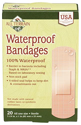 Waterproof Strong-Strip Bandages - 20 Count