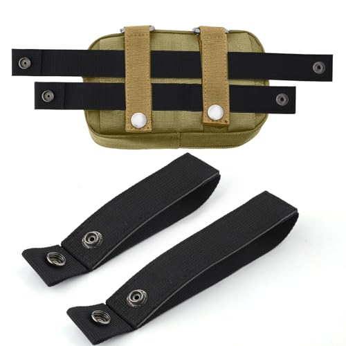 Heavy-Duty MOLLE Straps - 8 Pack Nylon Connectors for Tactical Gear & Backpack Attachment