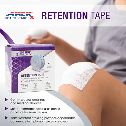 Retention Tape - Gentle Adhesive Dressing, 2" x 11 yd Roll