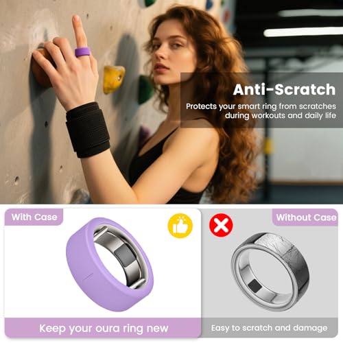 Ultra-Thin Silicone Cover for Oura Ring Gen 3 & 4 - 8 Colors Set 1
