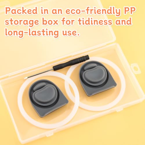 Replacement Lid Seal & Stopper Kit for Water Bottles - 2 Complete Seal Kit