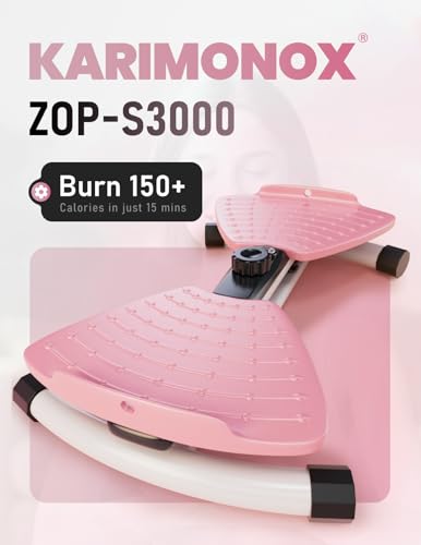 Waist Twister Machine with Digital Counter - Pink