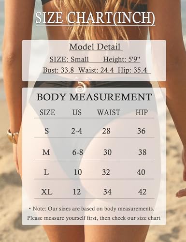 Leoparts Women's Cheeky High Cut Bikini Bottom Large Black Swimwear