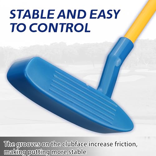 Kids Golf Club Set Ages 2-3 - Graphite Shafts, Large Sweet Spot - Blue