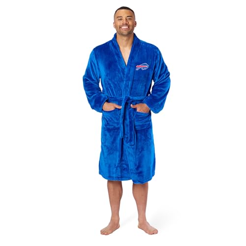 Unisex Silk Touch Bathrobe - New York Giants NFL Robe