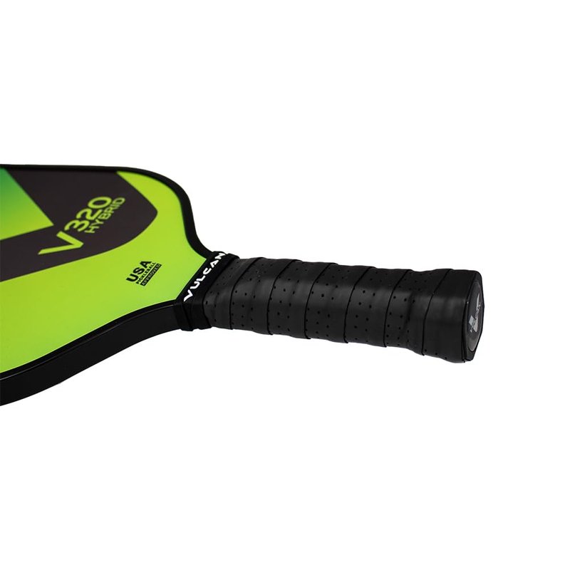Vulcan | V320 Pickleball Paddle | Hybrid Performance | Polypropylene Core - Fiberglass Surface | USAP Approved | Lemon Lime