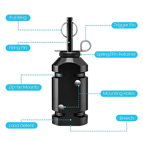 Haoguo Reusable Camp Security Trip Wire Alarm with Aluminum Construction