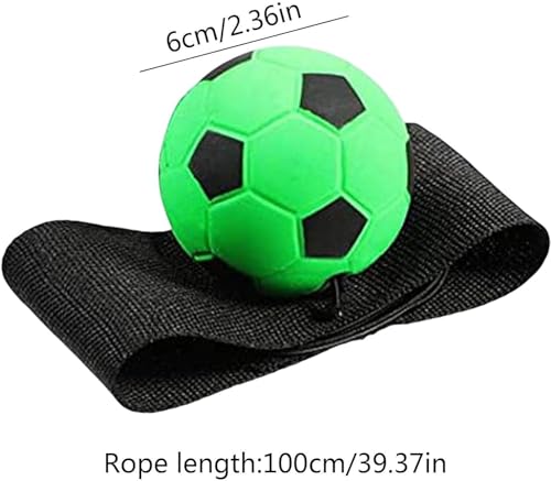 Wrist Return Ball with Strap - Bouncy Rubber Exercise Ball