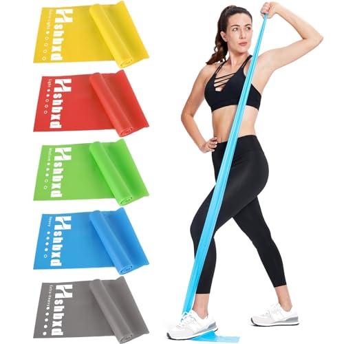 Resistance Bands Set for Physical Therapy and Yoga - 5 Levels