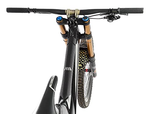 Bike Frame Protector Extra Universal Fit 10 Pc Black/Silver by All Mountain Style
