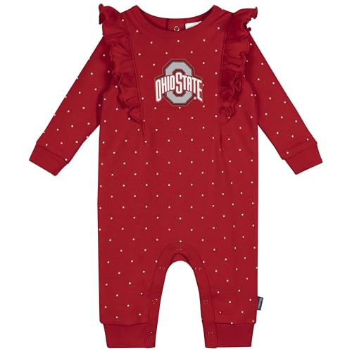 Gerber Ohio State Buckeyes Baby Romper 3-6 Months Officially Licensed