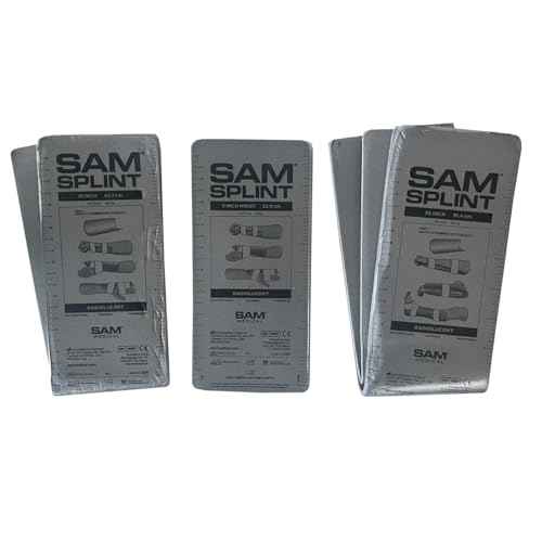 SAM SPLINT 3X COMBO PACK, 36", 18" AND 9" -CHARCOAL GRAY