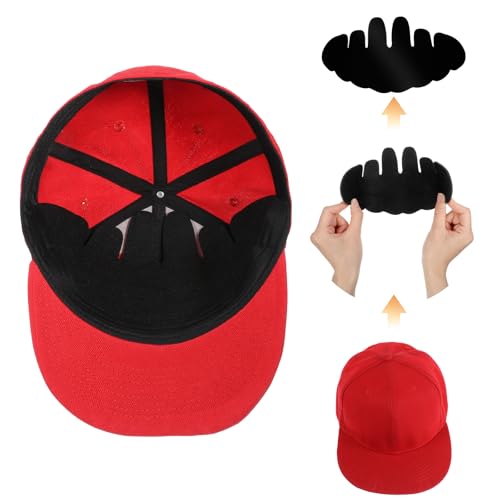 Hat Shapers Inserts - Flexible Washable Cap Fitter - Black