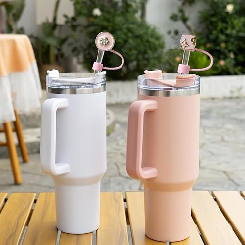 6-Piece Cute Straw Topper Set for 10mm Straws - Colorful-028