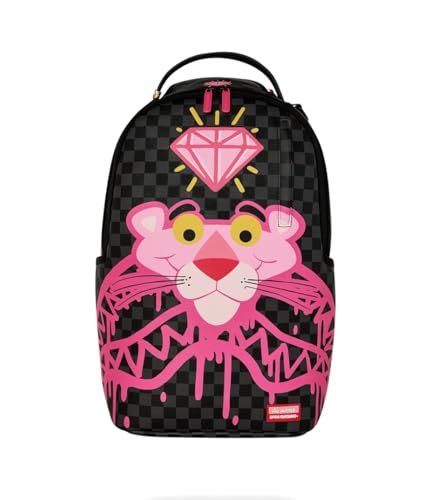 Pink Panther Diamond Shark Backpack - 18x6x11.5 Inch, PVC
