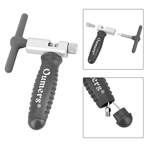 Bicycle Chain Breaker Tool - Universal 7-11 Speed Chains - Silver