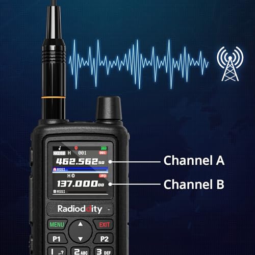 Radioddity GM-30 Plus GMRS Handheld Radio Pack 1 | GPS, 1000 Channels, 2500mAh USB-C