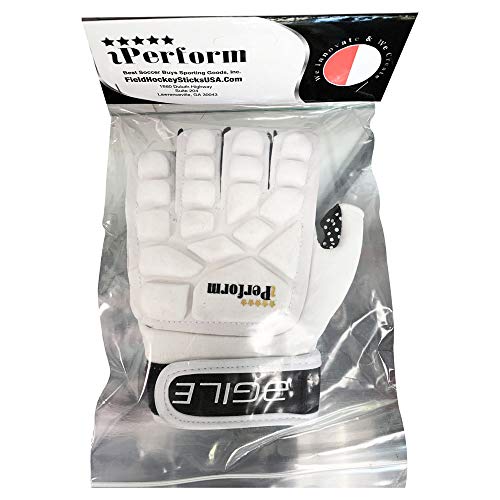 IPERFORM Medium Agile Half Finger Left Hand Field Hockey Glove - Lightweight & Durable