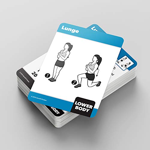 2 Pack Bodyweight & Dumbbell Workout Cards – 100+ Exercises