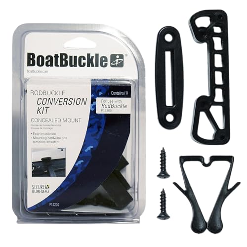 BoatBuckle RodBuckle Concealed Mounting Kit for Retractable Rod Hold-Down System - One Size