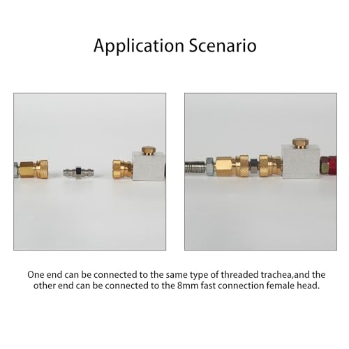 Double Male Quick-Disconnect Coupling Adaptor - 1 PCS Stainless Steel