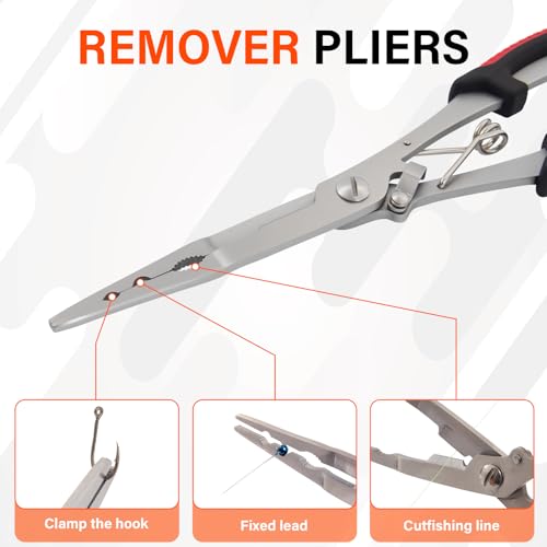 Complete Fishing Tool Set - Fish Lip Gripper & Multi-Function Pliers