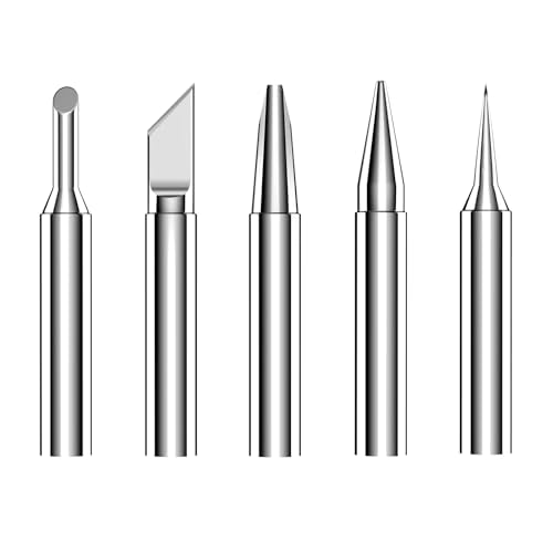 5PCS Soldering Iron Tips for 190W Soldering GunReplacement, High-Performance Tips for 190W Soldering Iron, Fast Heating,Fit PCB, DIY, Electronics Repair