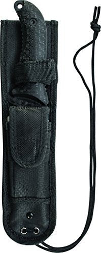 Schrade Delta Class Bedrock Sheepsfoot Fixed Blade Knife, 10.4in Blade, TPE Handle – Outdoor Survival, Camping, Bushcraft (Modern Variants)