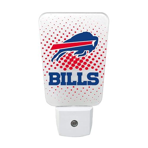 NFL Buffalo Bills LED Night Light with Auto-Sensor & 3 Settings