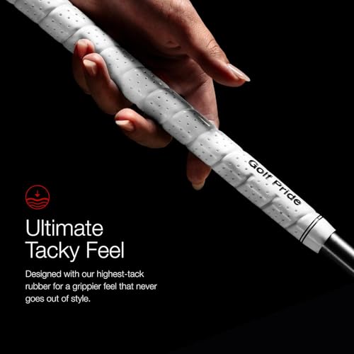 Midsize Golf Grip - Tour Wrap Style, White - 1-Pack