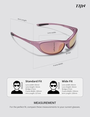 UV400 Sports Sunglasses for Men & Women - Featherlight Wraparound Fit