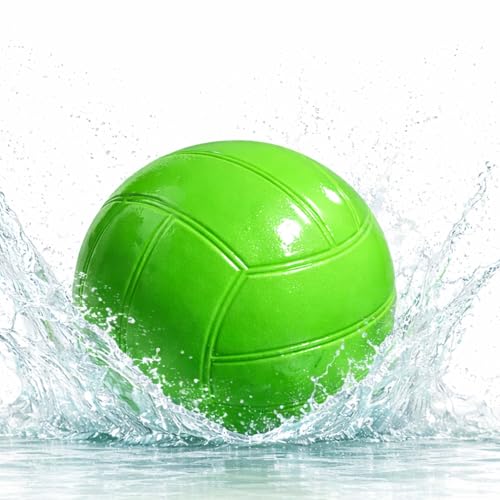 BAMMAX Green Soft Touch Waterproof Size 5 Pool Volleyball for Pool & Beach