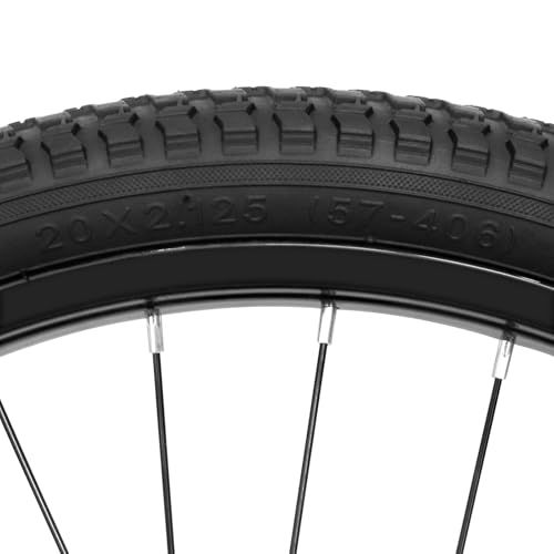 20 Inch Kids Bike Front Wheel Replacement - Solid Rubber Tire