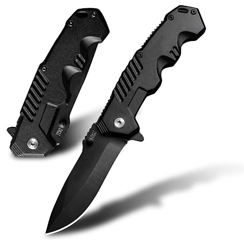 Folding Pocket Knife with Stainless Steel Blade - Lightweight Multi-Tool for Camping & Survival