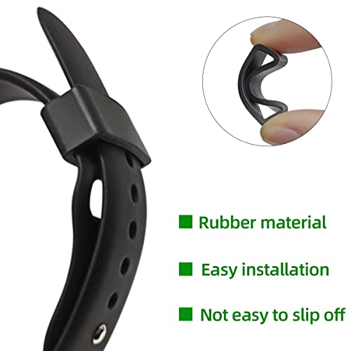 6 Pcs Watch Band Loop Keeper - Replacement Resin Strap Fastener Ring