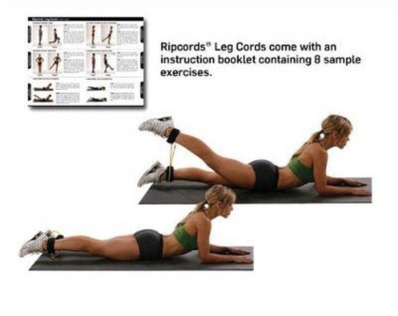 Ripcords Legcords Resistance Exercise Bands: Green Leg Cord