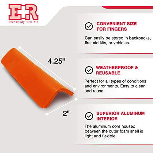 Padded Aluminum Finger Splints - 4" x 2" (Pack of 5)