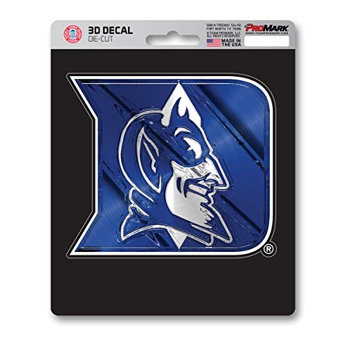 Duke Blue Devils Vinyl Decal Sticker - 3D Graphic Effect