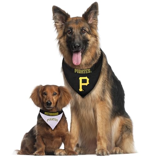MLB Pittsburgh Pirates Reversible Pet Bandana - Small/Medium