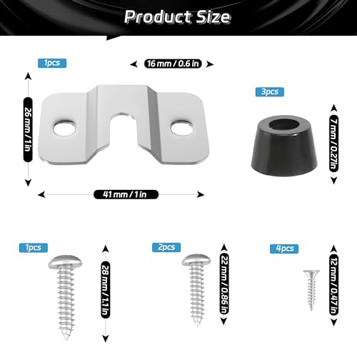 Dartboard Mounting Bracket - Secure Hanging Kit (1 Set)