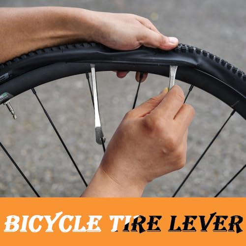 Stainless Steel Bike Tire Levers - Set of 3 for Easy Tire Changes
